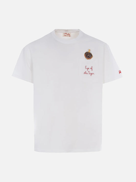 T-Shirt Eye tiger 01N EMB