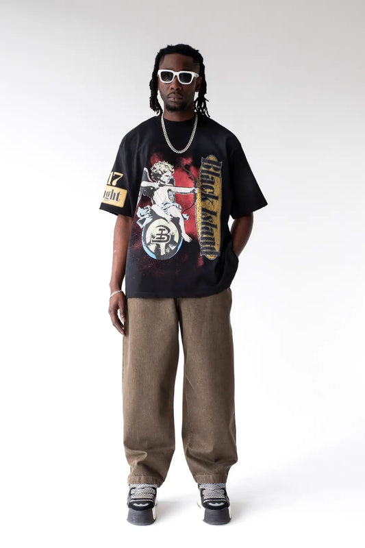 T-SHIRT CON STAMPA ANGELO