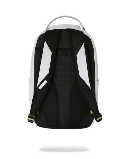 Italy Racing Stripes backpack white sprayground