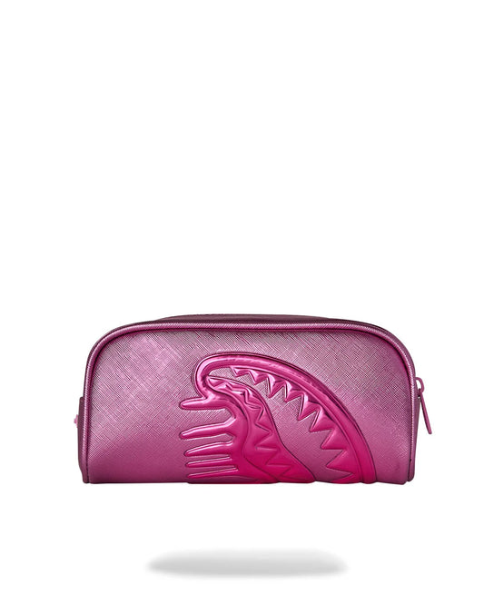 METALLIC PINK METALLIC DRIP POUCH