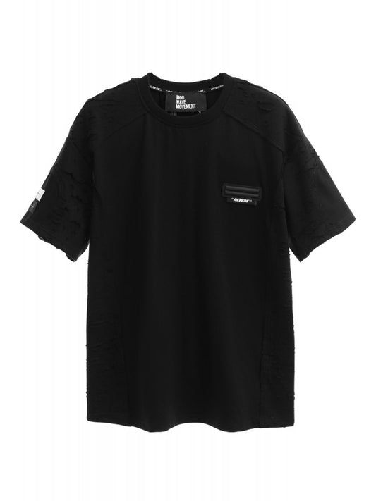 MW082020494 t-shirt con rotture mwm
