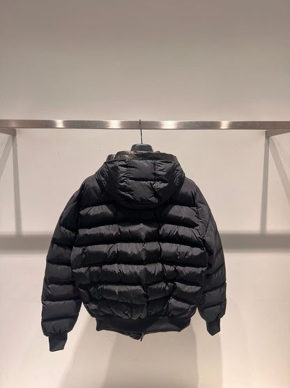 Bomber con marsupio in pelle