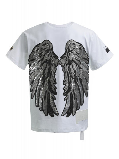 MW082020624 t-shirt con patch e collana mwm