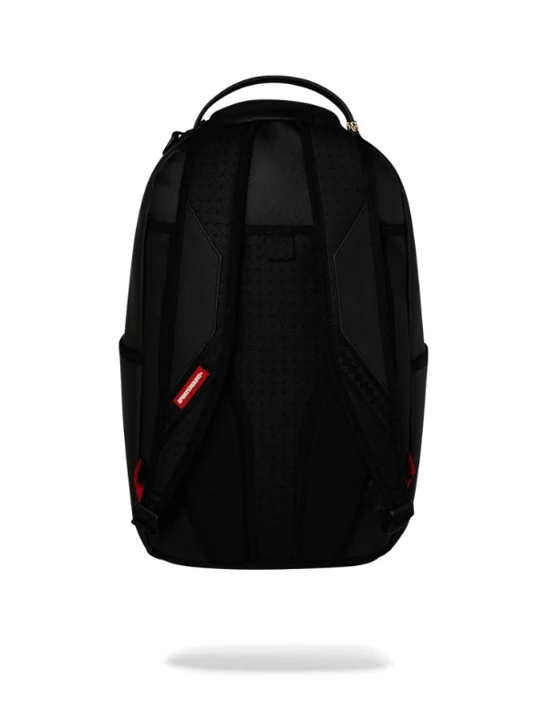 SHARK CENTRAL BLACK EMBROIDERED SHARK BACKPACK