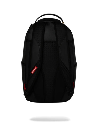 SHARK CENTRAL BLACK EMBROIDERED SHARK BACKPACK