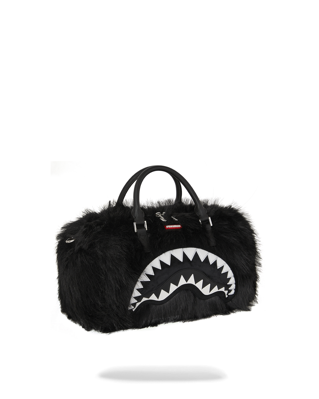 FUR CRAY BLACK MINI DUFFLE