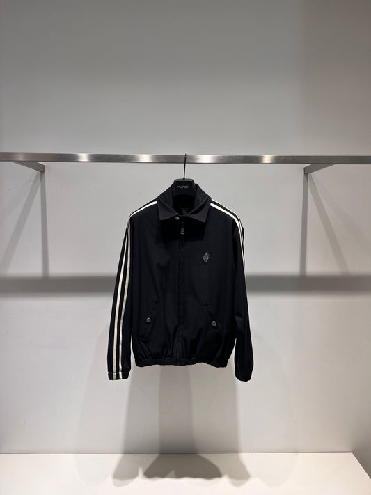 Giubbotto in cotone con bande