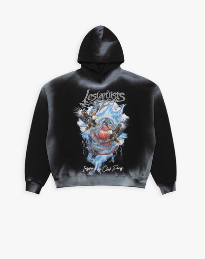 HOODIE EAGLES BLACK