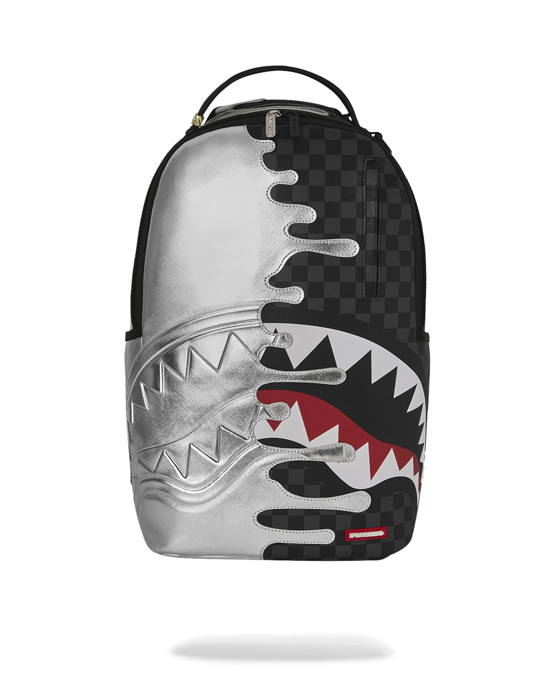 SILVER SIDE DRIP BLACK CHECK DLXSV BACKPACK