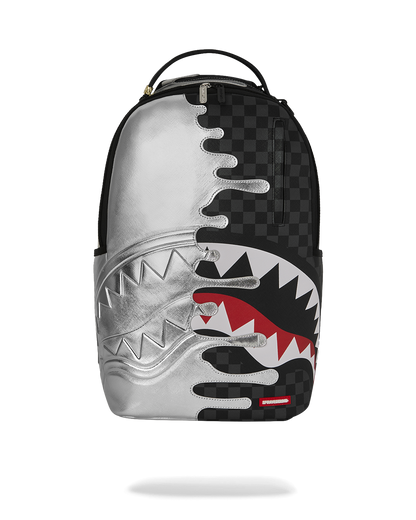 SILVER SIDE DRIP BLACK CHECK DLXSV BACKPACK