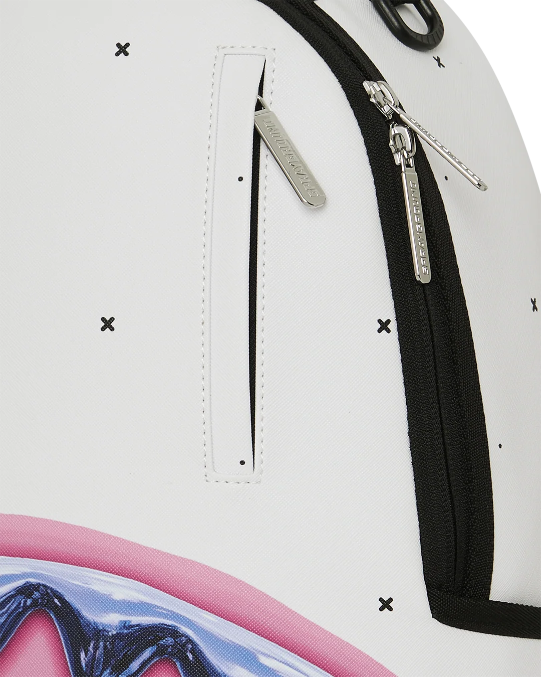 SHARK CENTRAL LIQUID CHROME BACKPACK