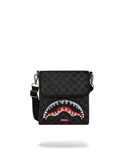 SCRIBBLE SHARK MESSENGER BAG