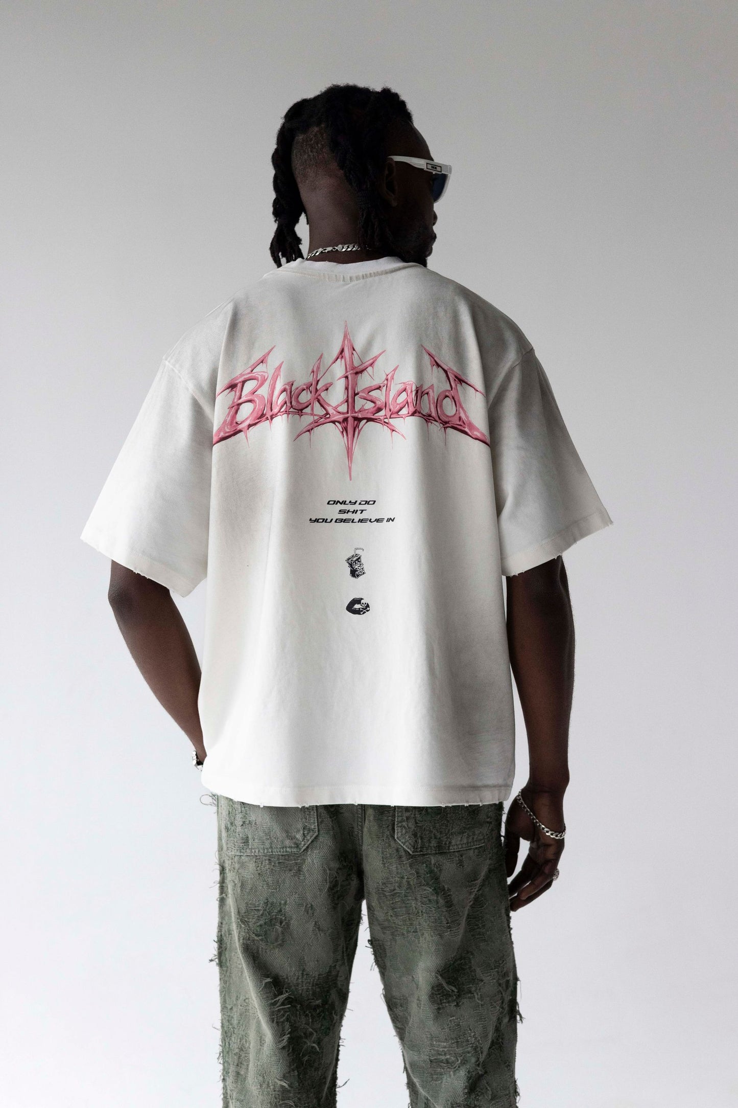 T-SHIRT CON STAMPA BLACK