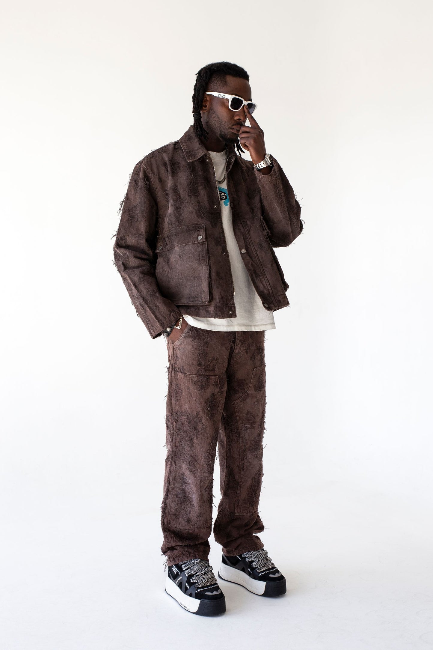 OVERSHIRT STRACCIATA