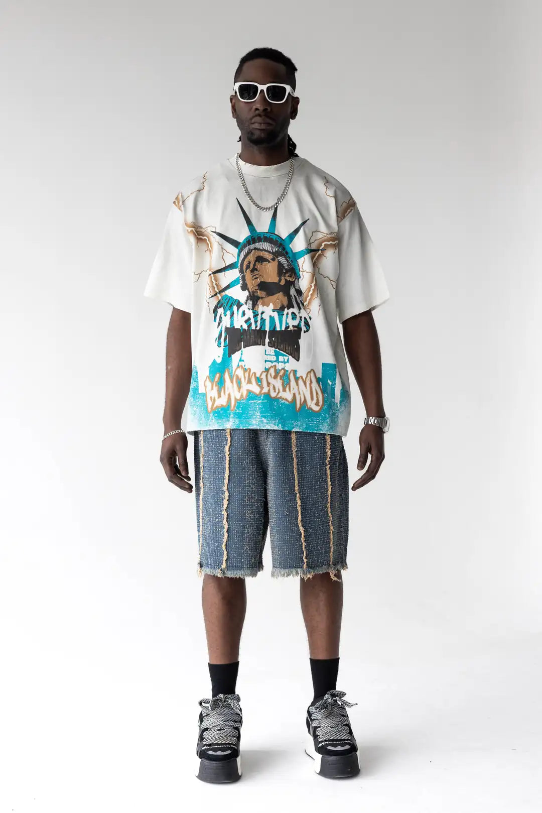 T-SHIRT STAMPA FULMINI