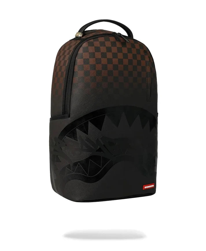 BROWN CHECK GHOST DRIP BACKPACK
