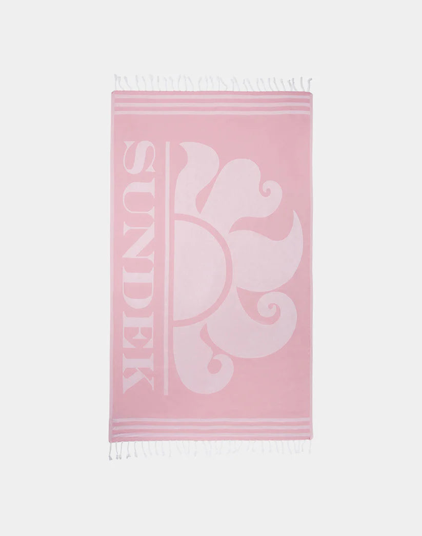 TELO MARE FOUTA JACQUARD CON LOGO