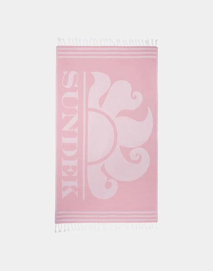 TELO MARE FOUTA JACQUARD CON LOGO