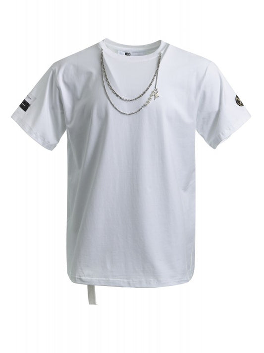 MW082020625 t-shirt con ali e collana mwm