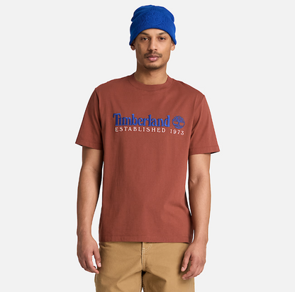 STABLISHED 1973 SS Embroidered Tee BROWNOUT