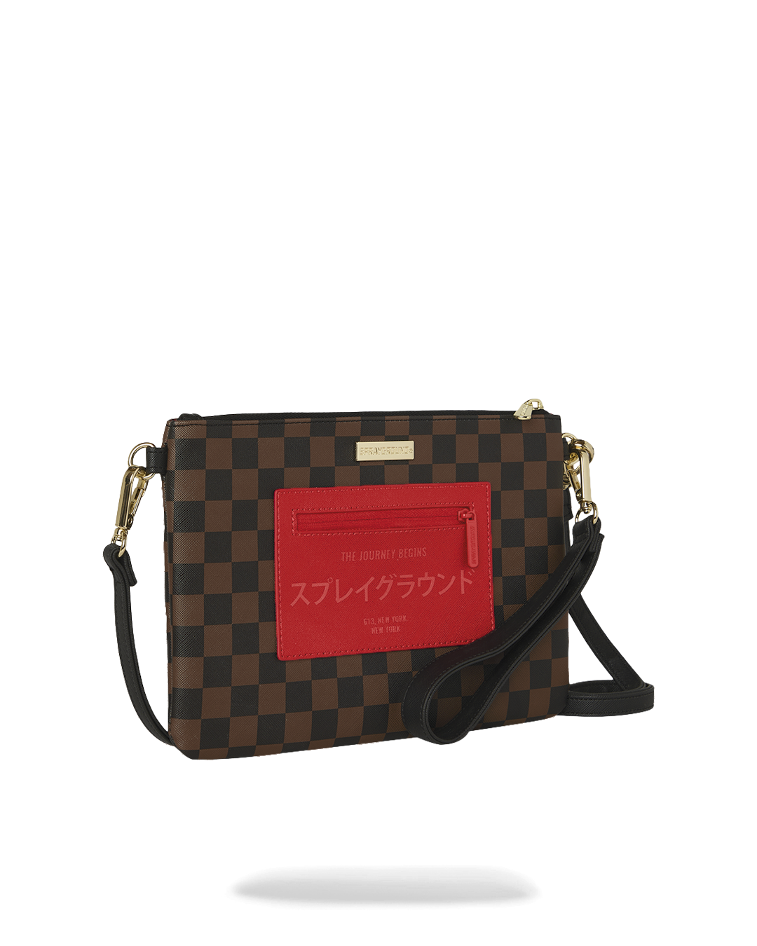 RED REDEMPTION CROSSBODY POUCHETTE