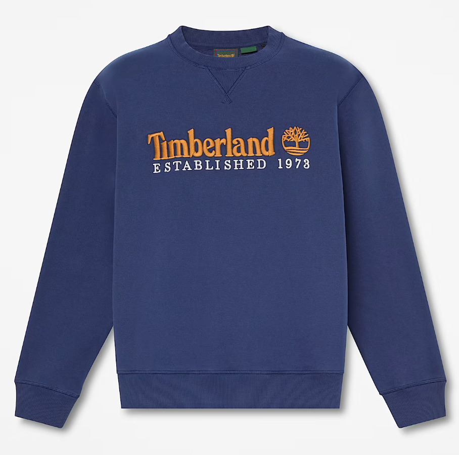 ESTABLISHED 1973 Embroidered Logo BB Crew Sweatshirt NAVAL ACADEMY