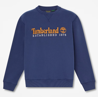 ESTABLISHED 1973 Embroidered Logo BB Crew Sweatshirt NAVAL ACADEMY