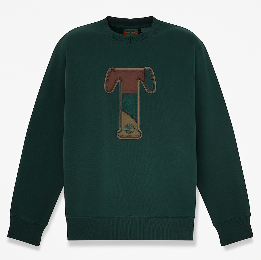 PATCHWORK T Applique BB Crew Sweatshir