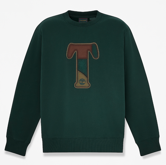 PATCHWORK T Applique BB Crew Sweatshir