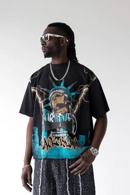 T-SHIRT STAMPA FULMINI