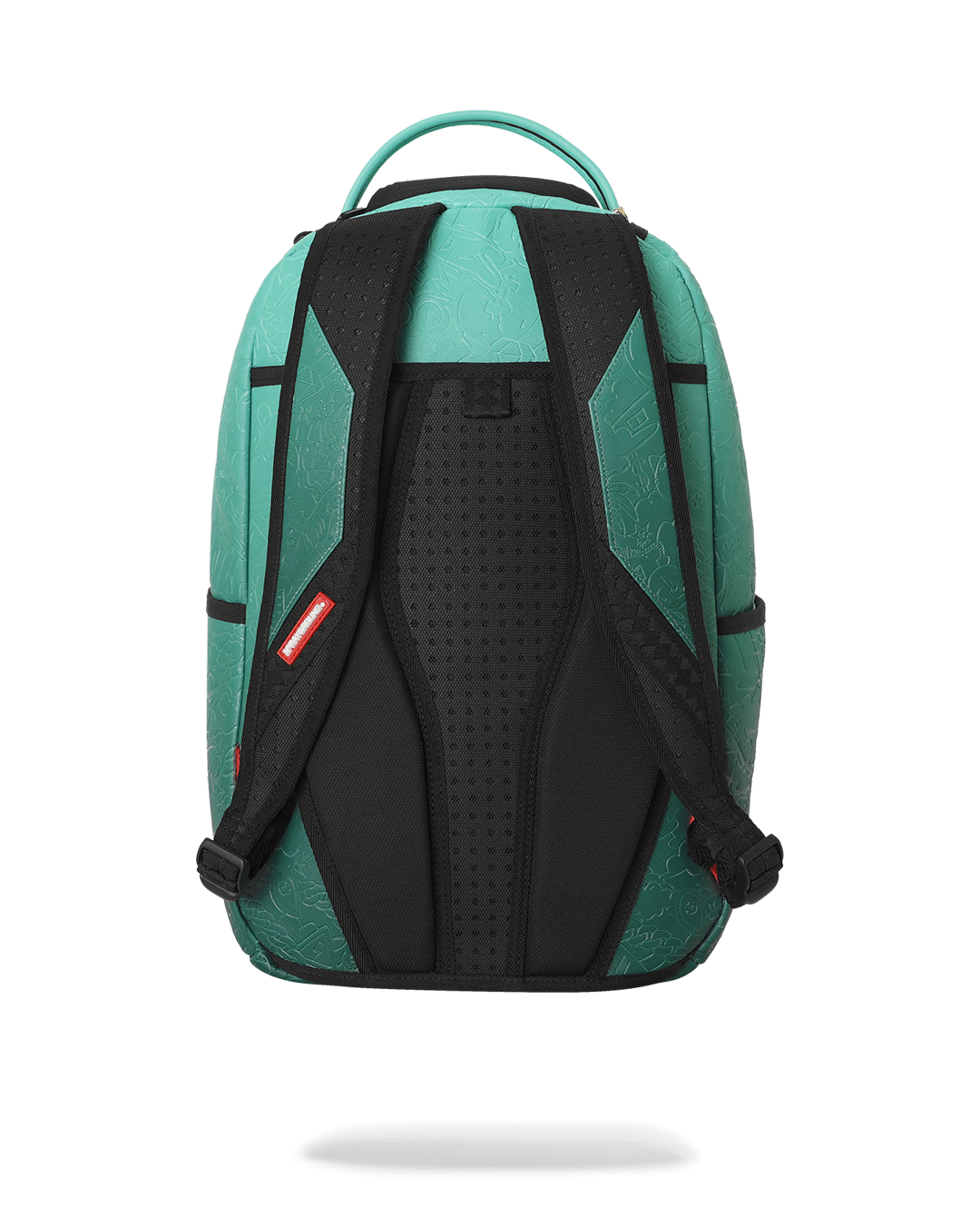 TURQUOISE DOODLE EMBOSS BACKPACK