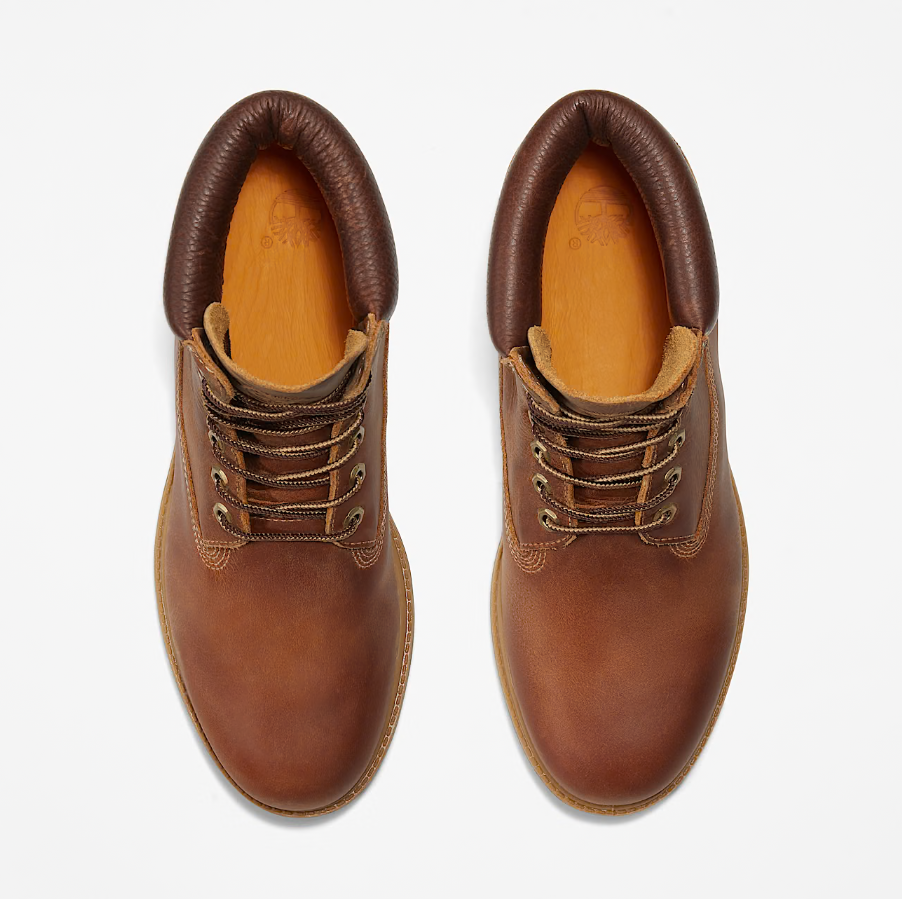 Timberland Premium 6 INCH LACE UP WATERPROOF BOOT BROWN