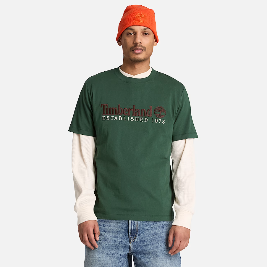 STABLISHED 1973 SS Embroidered Tee BROWNOUT
