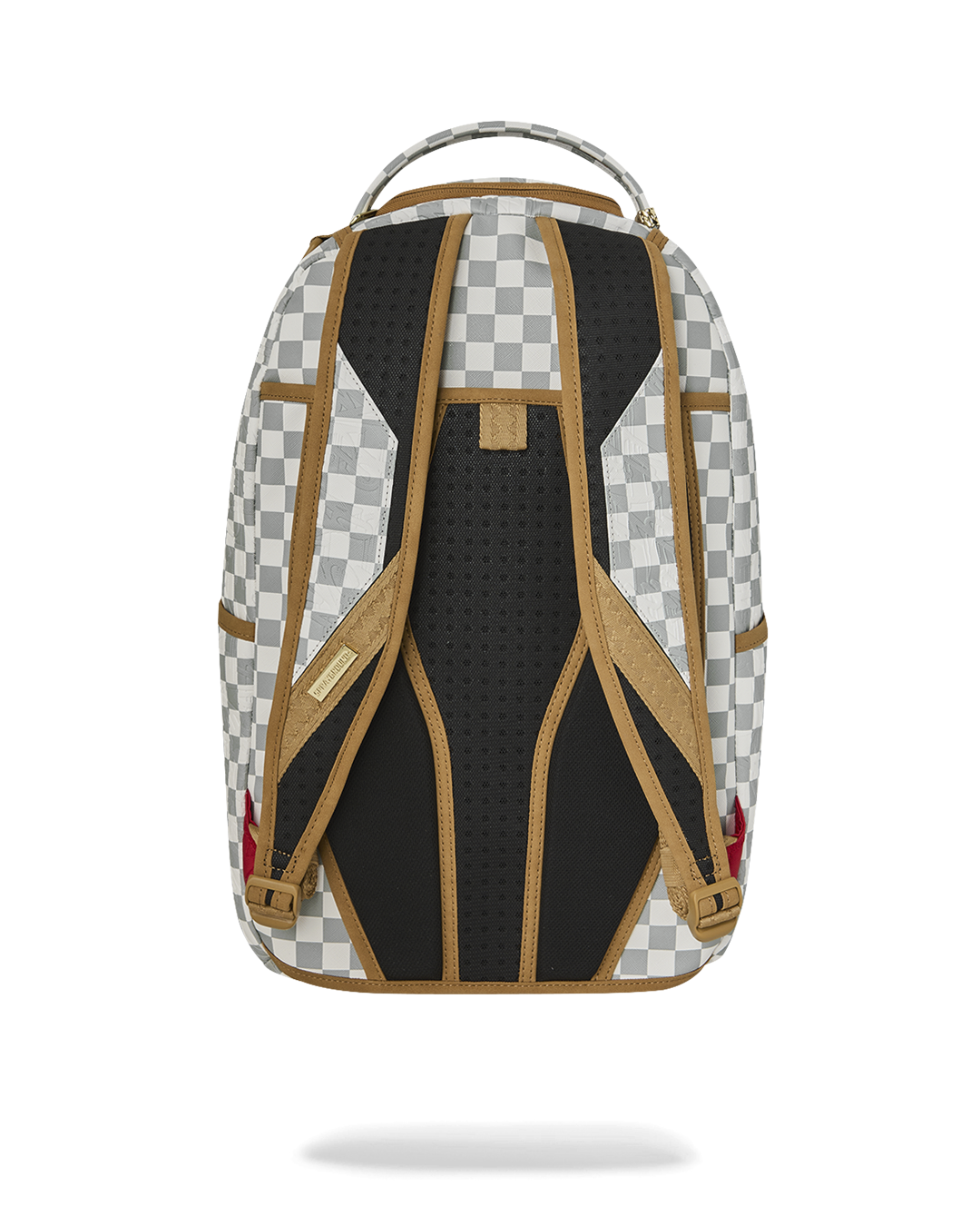 GRAFF EMBOSSED CREAM CHECK DLXSV BACKPACK