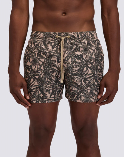 COSTUME DA BAGNO UOMO CORTO GOLDENWAVE STAMPA CAMO PALM