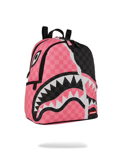 PINK AND BLACK TEAR SIP SAVAGE BACKPACK