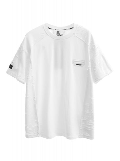 MW082020494 t-shirt con rotture mwm