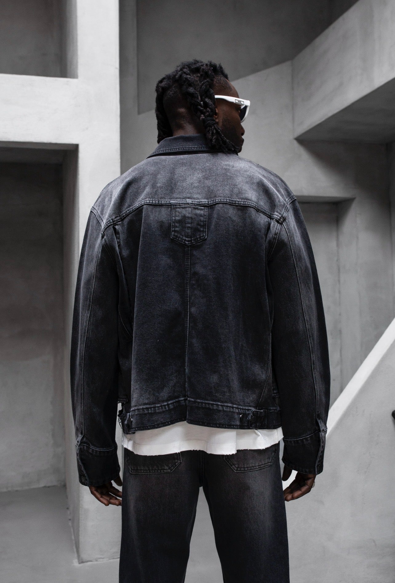 giubbotto denim scuro